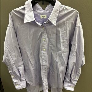 Wilfred Lavender Casual Button Down Shirt